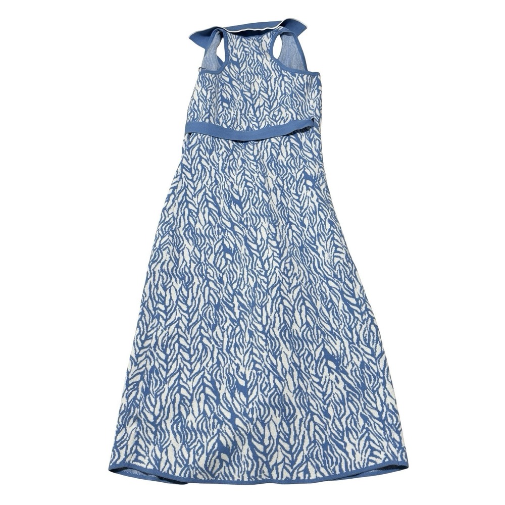 Diane von Furstenberg DVF x Target Blue White Coastal Wrap Dress XXS Length 43" - Picture 2 of 6